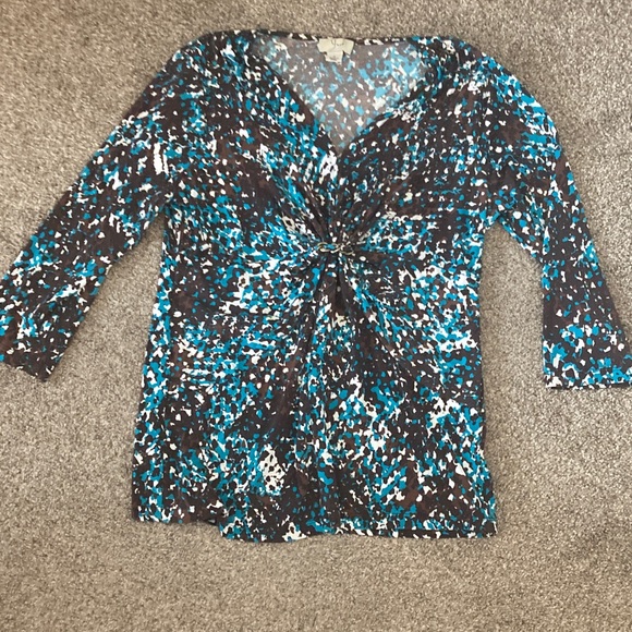 Yvos Tops - Elegant Multicolor Women's Blouse